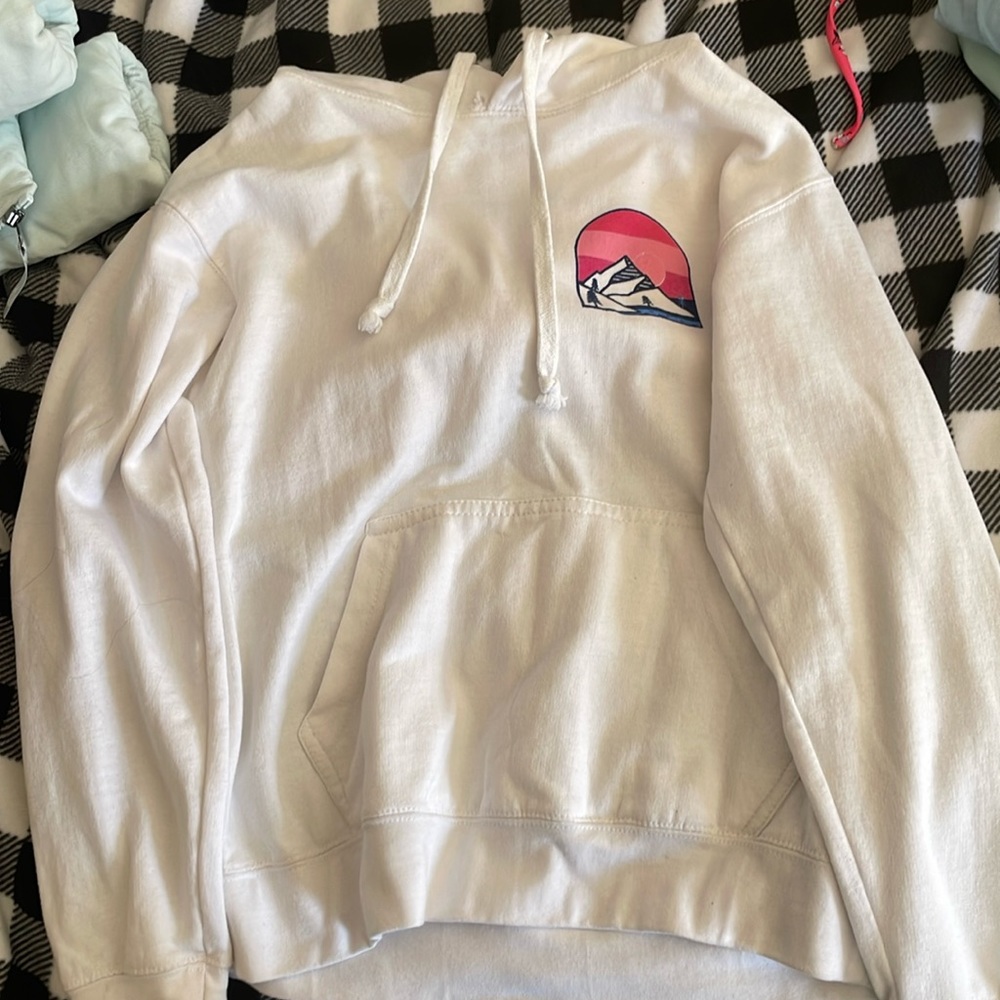 White sweatshirt